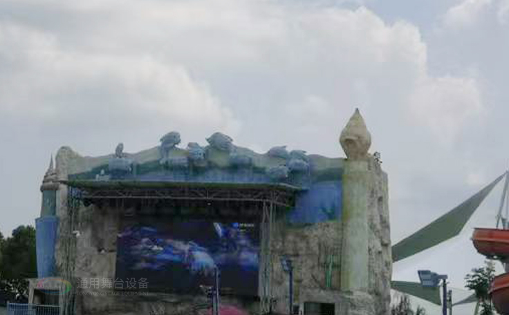 江蘇某水樂園舞臺吊桿、燈光、音響項目順利通過竣工驗收！為游客呈現全新的視聽盛宴！