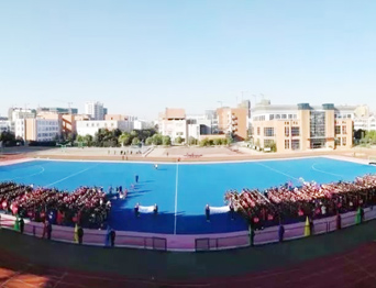 淮安開明實驗學校報告廳、機械舞臺吊桿、鋼性防火幕項目